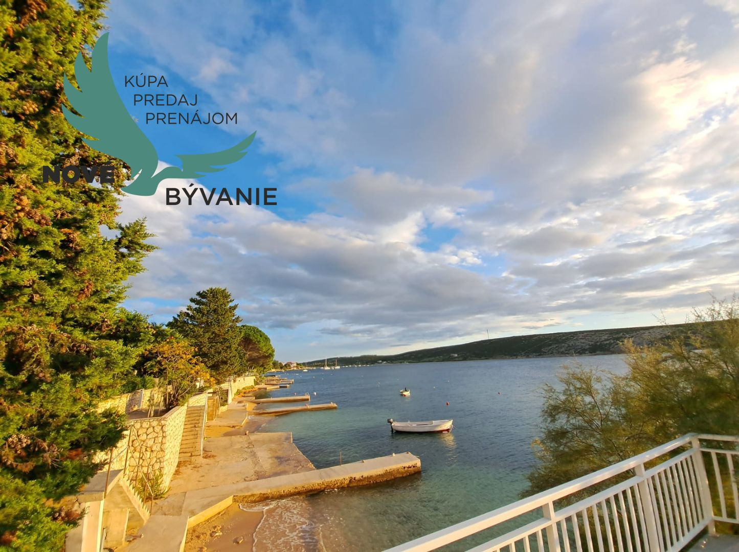 Predaj apartmán so záhradou, blízko pieskovej pláže, Chorvátsko - Pag