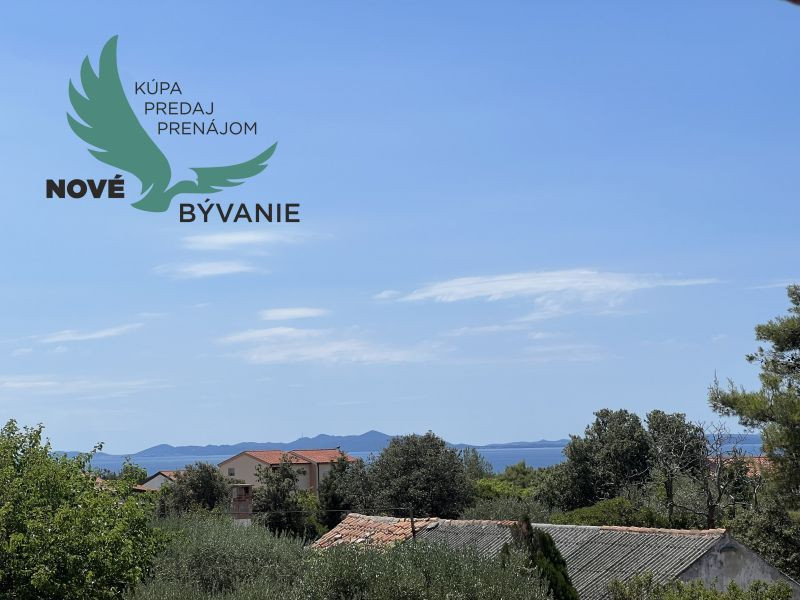 Dom 2x apartmán s výhľadom na more na ostrove Vir v Chorvátsku