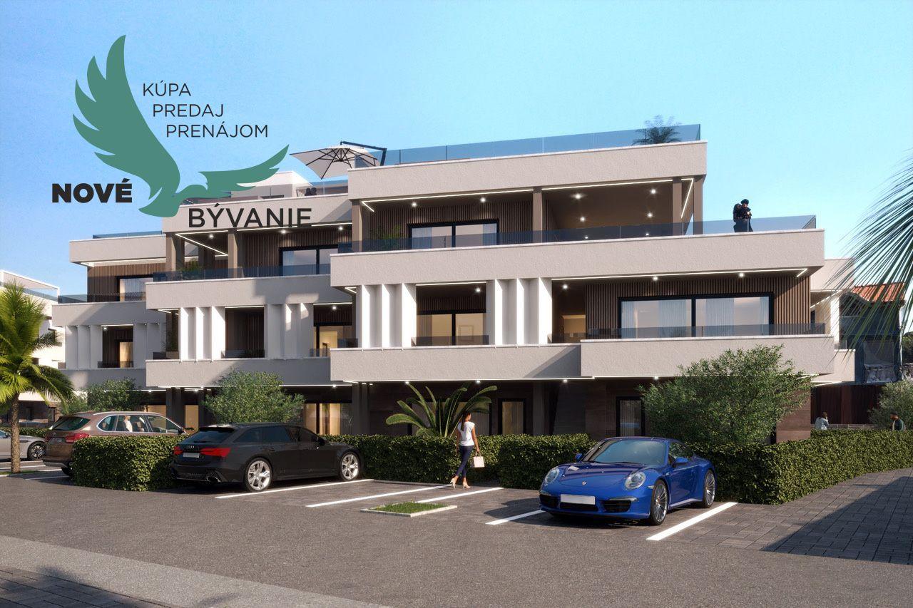 Novostavba apartmánu len 150m od mora s výhľadom na more vo vyhľadávanej lokalite v Chorvátsku v Zatone