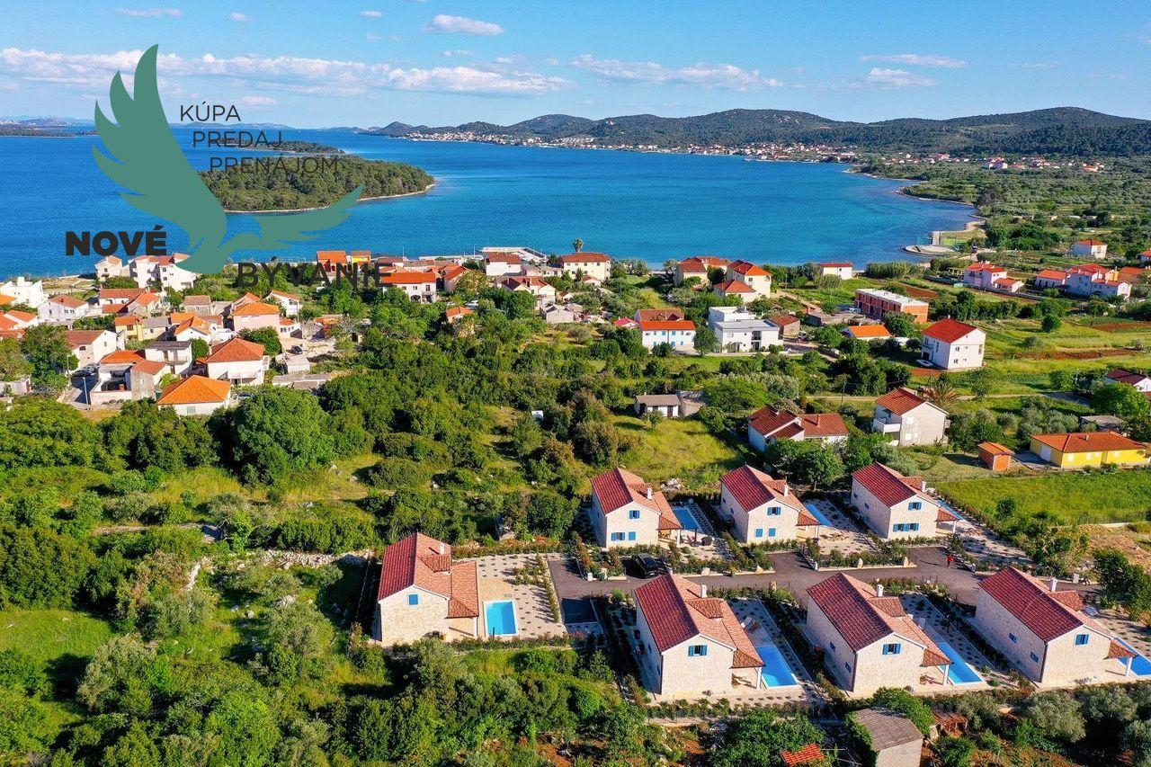 Krásna vila s bazénom na ostrove Pašman v Chorvátsku