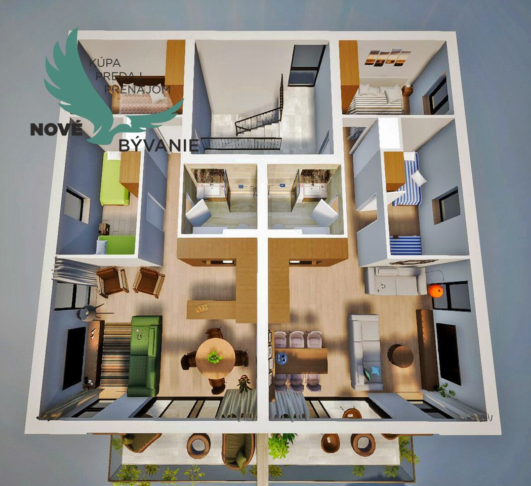 Luxusná novostavba v Chorvátsku na výbornom mieste s výhľadom na more na ostrove Pag- Povljana