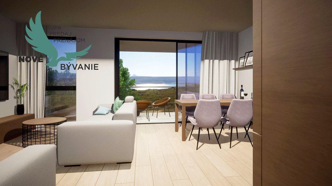 Luxusná novostavba v Chorvátsku na výbornom mieste s výhľadom na more na ostrove Pag- Povljana