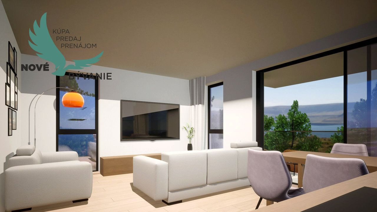 Luxusná novostavba v Chorvátsku na výbornom mieste s výhľadom na more na ostrove Pag- Povljana