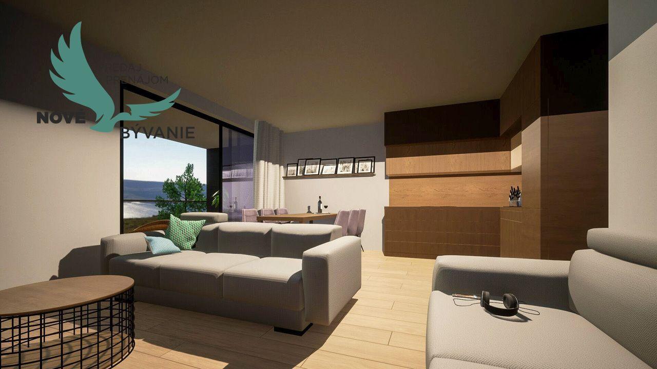 Luxusná novostavba v Chorvátsku na výbornom mieste s výhľadom na more na ostrove Pag- Povljana