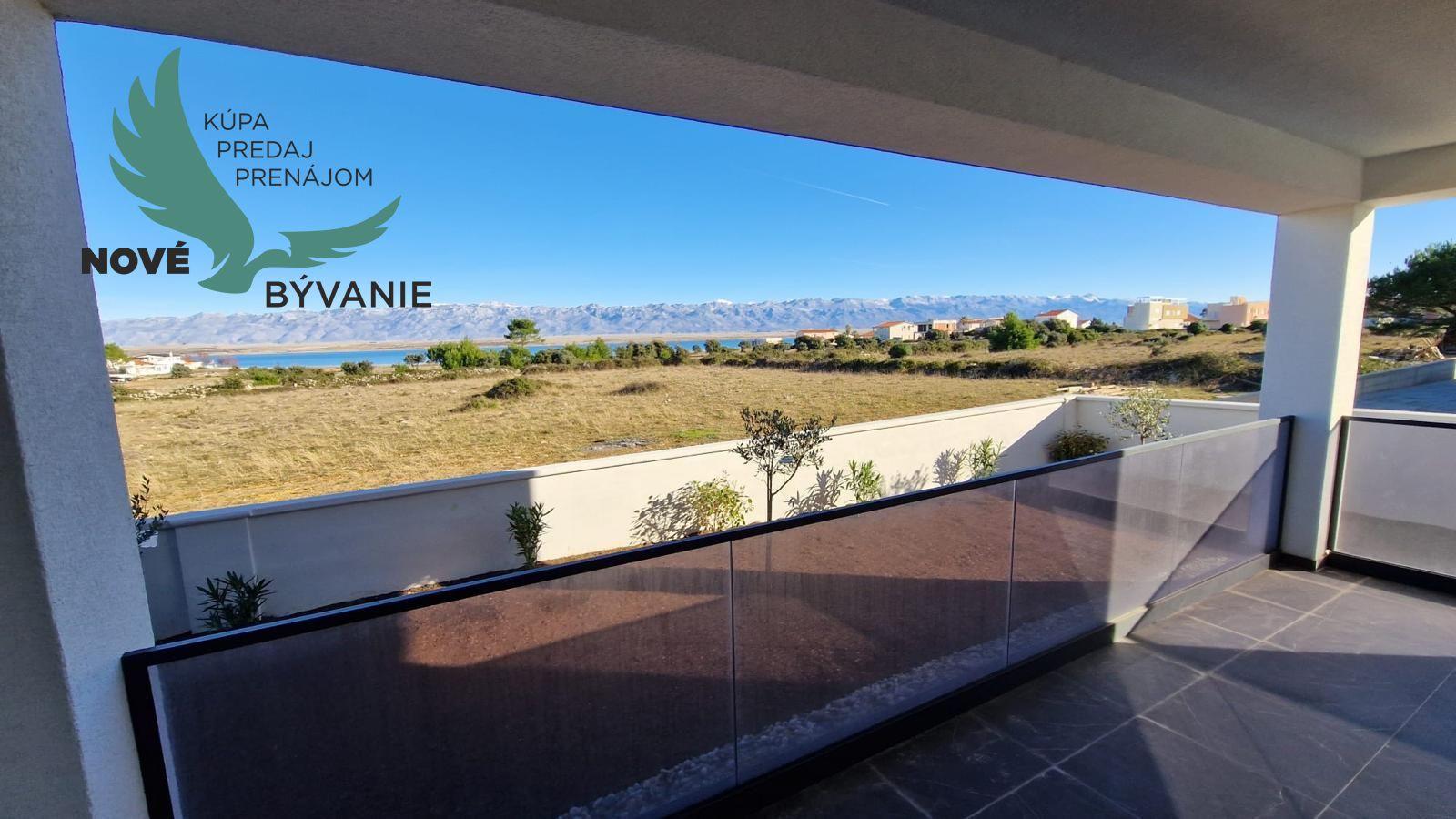 Chorvátsko: Novostavba apartmánu s výhľadom na more