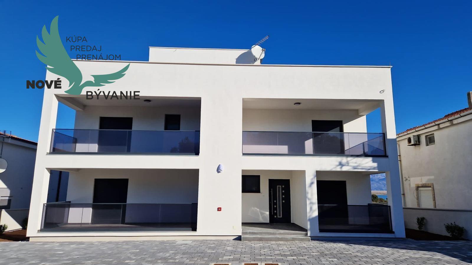 Chorvátsko: Novostavba apartmánu s výhľadom na more