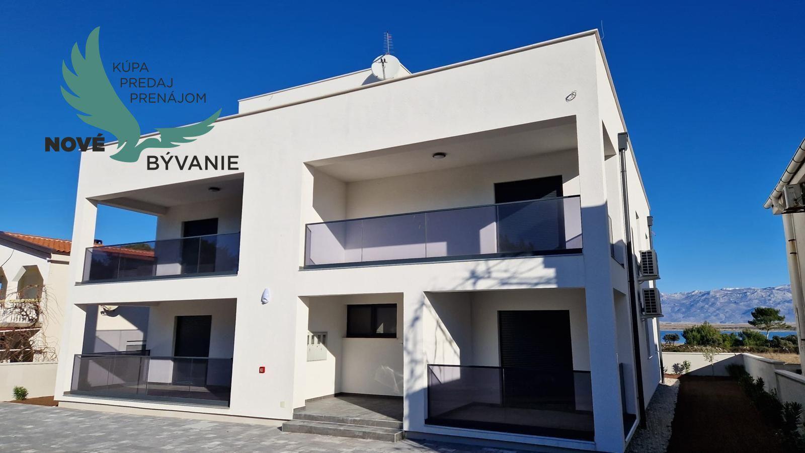 Chorvátsko: Novostavba apartmánu s výhľadom na more