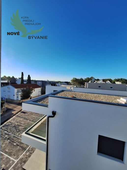 Na predaj novostavba - dvojpodlažný apartmán s výhľadom na more - ostrov Vir-Chorvátsko