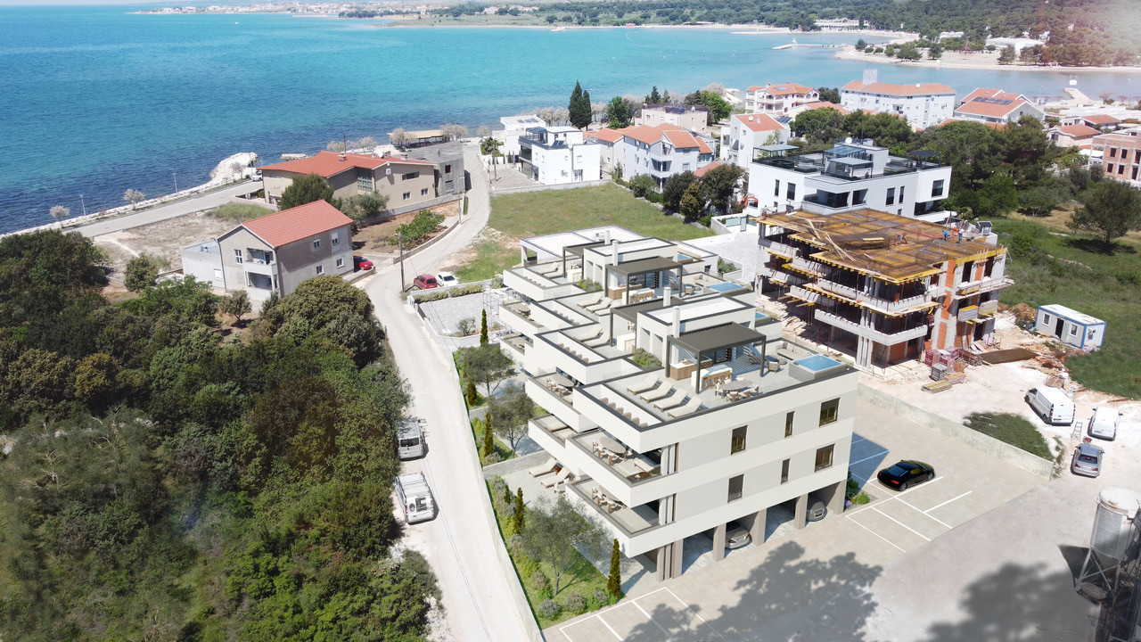 Exkluzívna novostavba, lokalita, špičková kvalita, 9 apartmánov s výhľadom na more