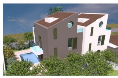 Chorvátsko - Novostavba domov len 100m od pláže Jadro