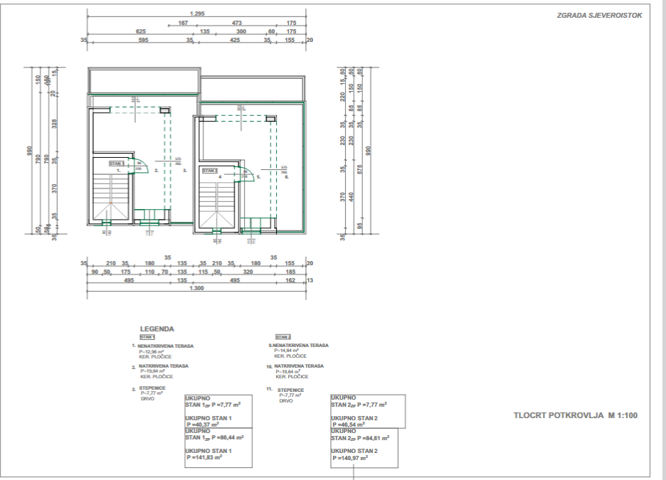 Chorvátsko - Novostavba domov len 100m od pláže Jadro