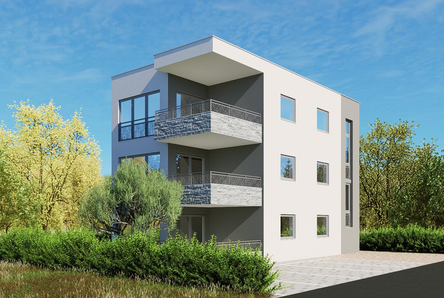 Chorvátsko - Novostavba apartmánu len 70m od krásnej pláže