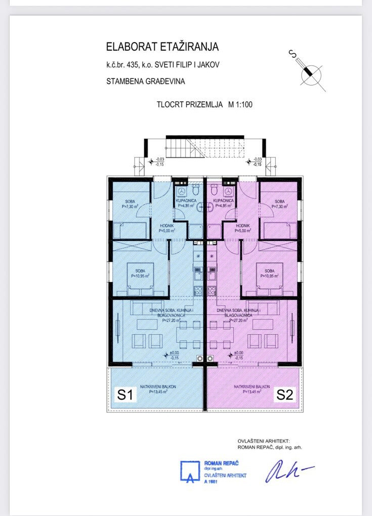 Chorvátsko - Novostavba apartmánu 100m od mora - Sveti Filip Jakov v ponuke len u Nás