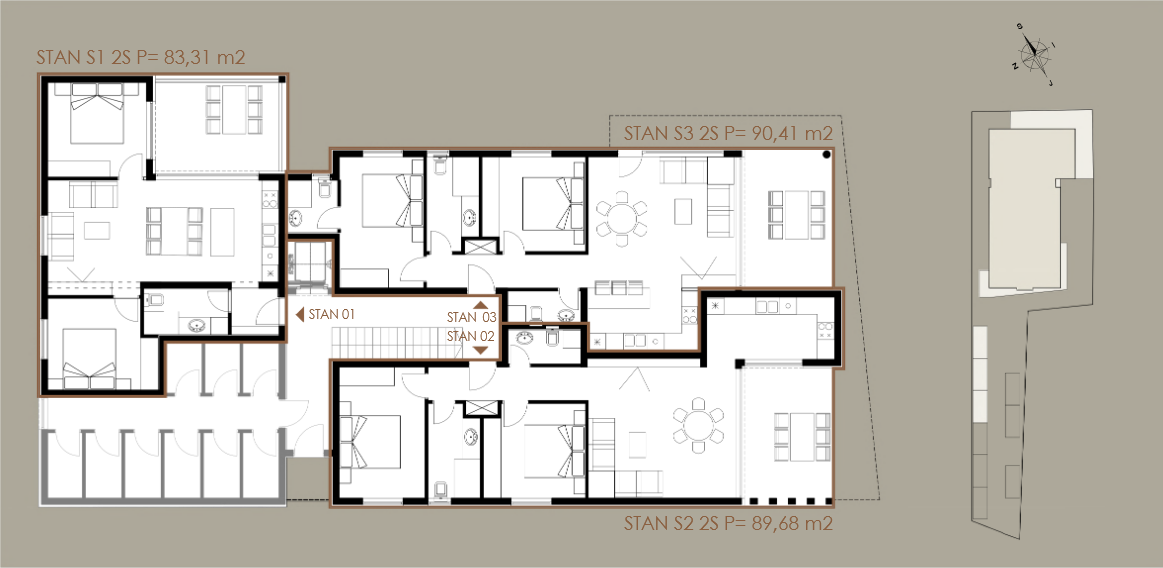 Chorvátsko - Novostavba apartmánov len 50m od mora a pieskovej pláže v Privlake