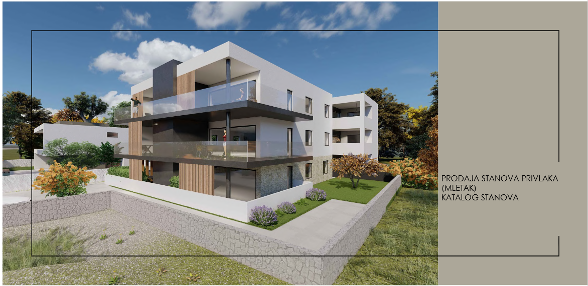 Chorvátsko - Novostavba apartmánu 3x spálňa len 50m od mora a pieskovej pláže v Privlake