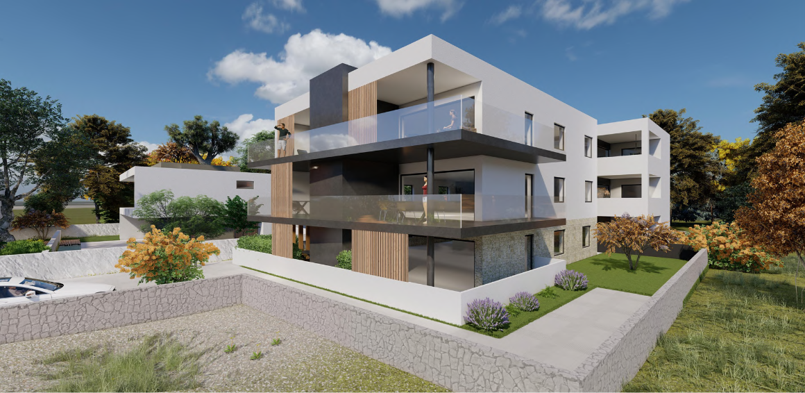 Chorvátsko - Novostavba apartmánu 3x spálňa len 50m od mora a pieskovej pláže v Privlake