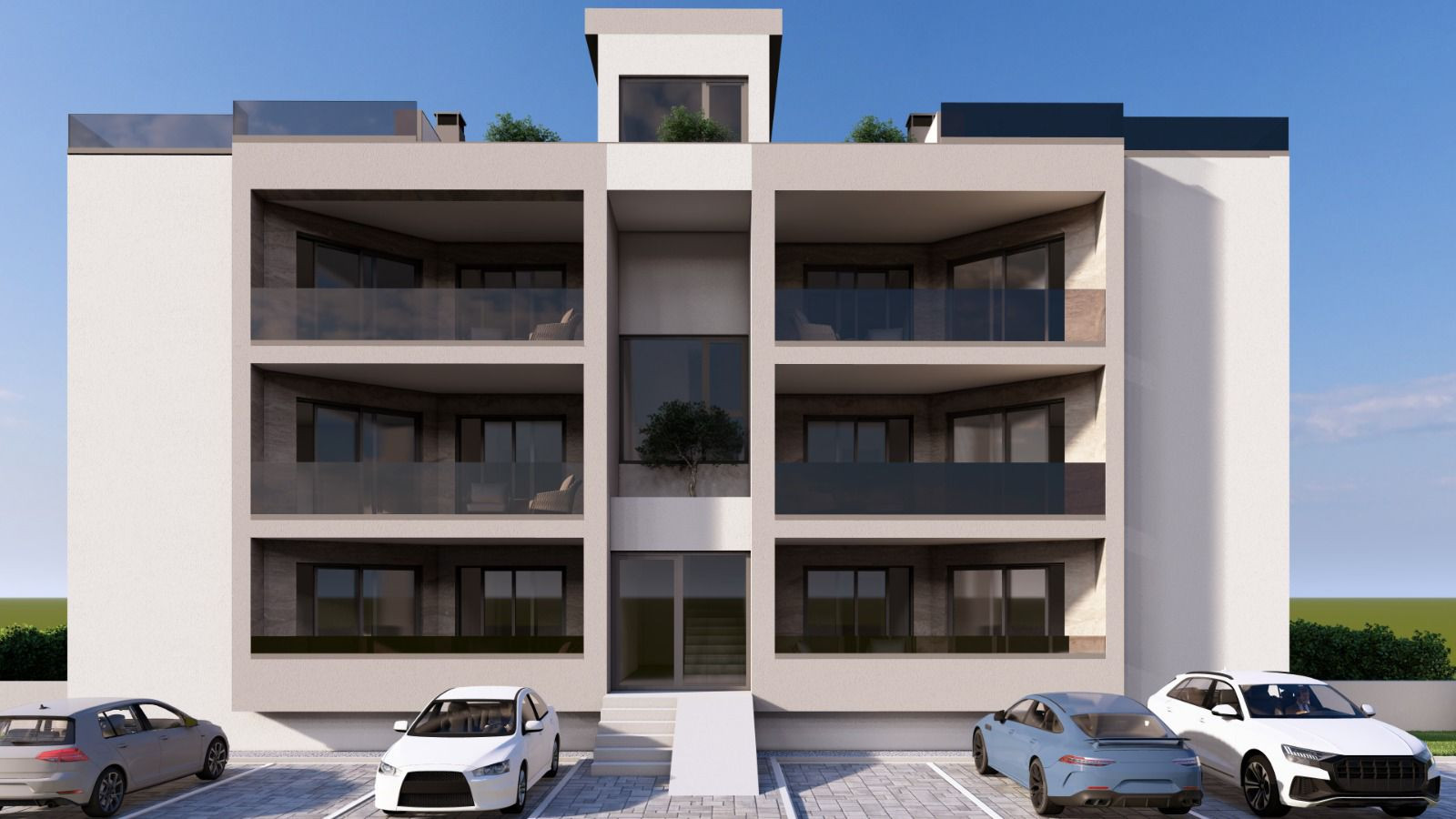 Chorvátsko - Privlaka - Novostavba apartmán len 200m od mora s výťahom v ponuke len u Nás