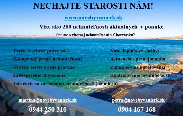 Chorvátsko, ostrov Vir - Na predaj kompletne zrekonštruovaný apartmán so spoločným bazénom
