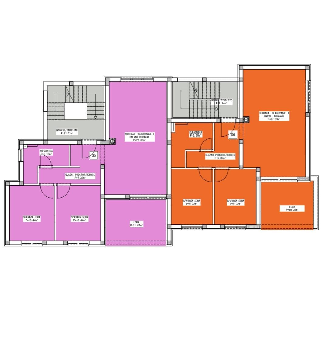 Apartmán so strešnou terasou len 100m od pieskovej pláže