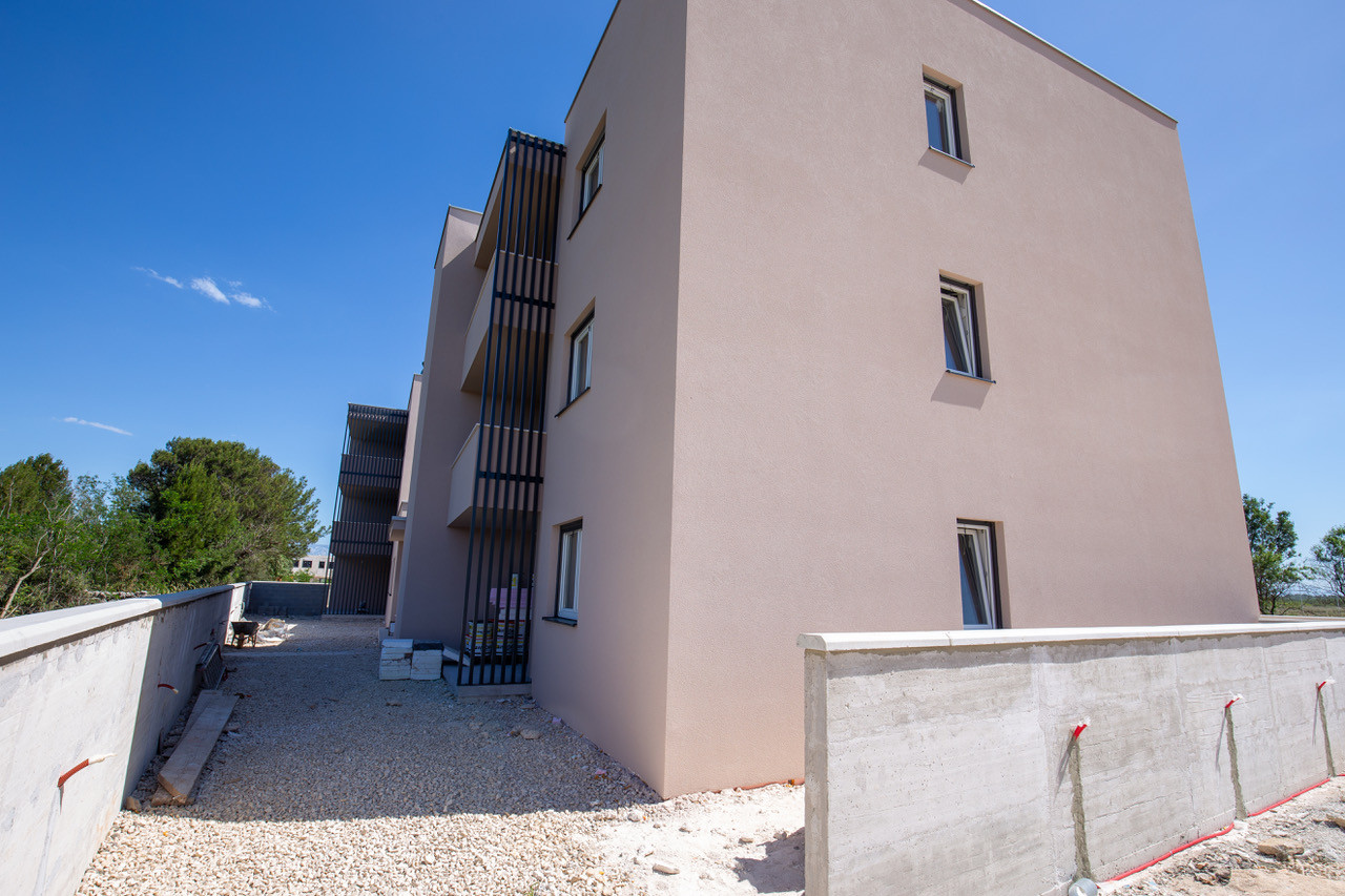 Chorvátsko- Novostavba apartmánov v Zatone