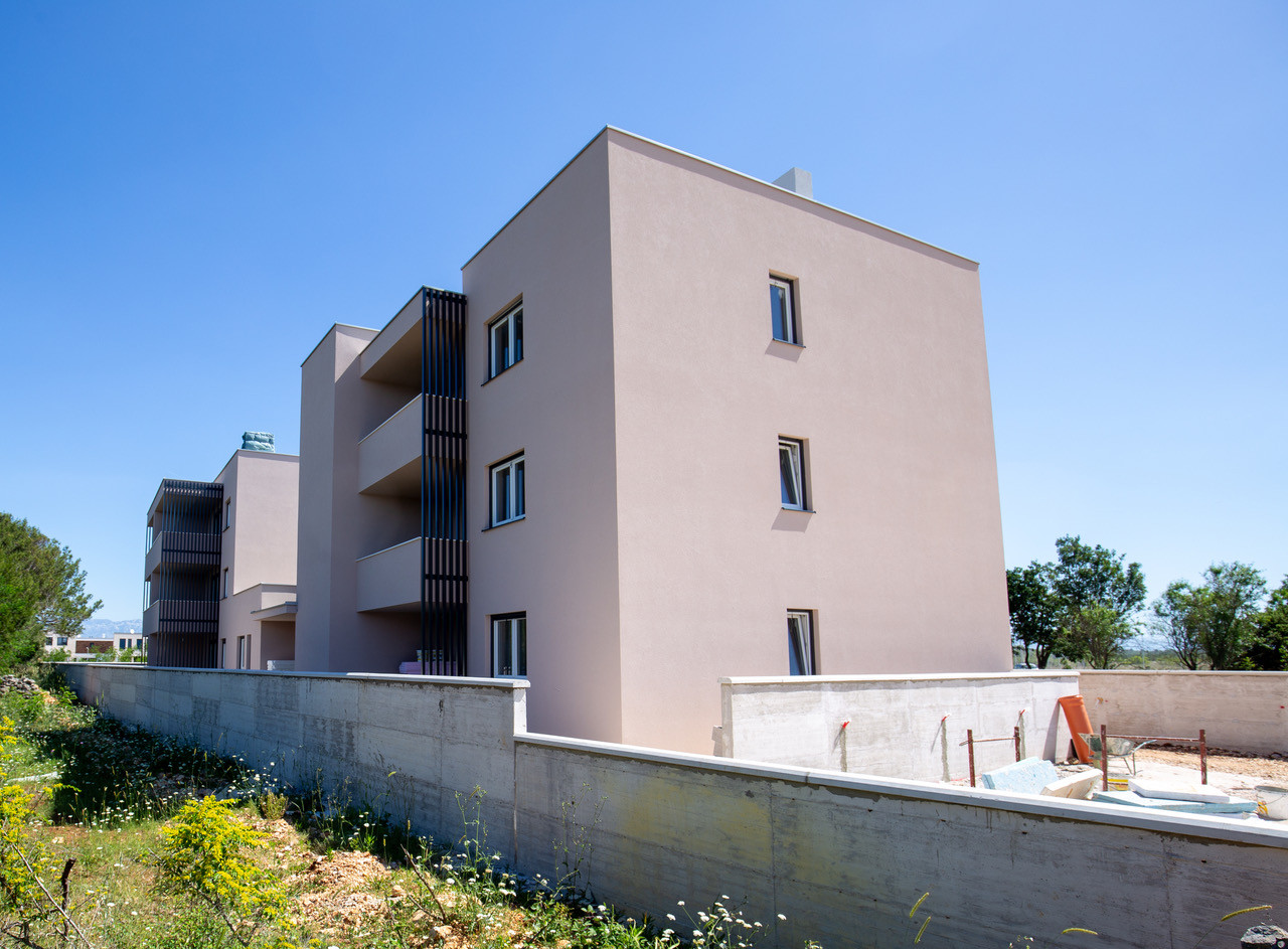 Chorvátsko- Novostavba apartmánov v Zatone