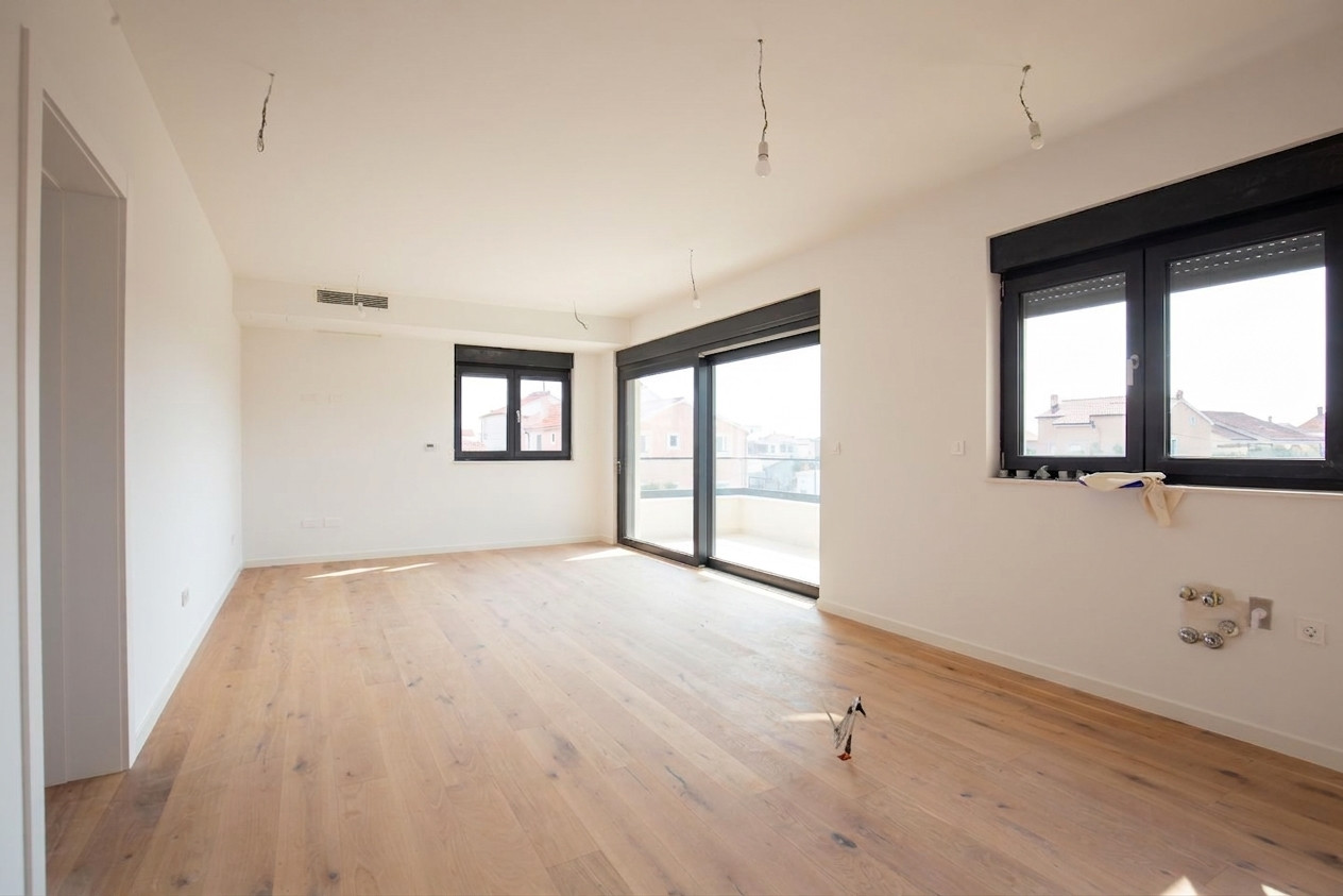 Novostavba apartmánu len 150m od mora, 77 m2, výhľad na more ,Chorvátsko- Privlaka