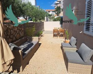 Predaj apartmán so záhradou, blízko pieskovej pláže, Chorvátsko - Pag