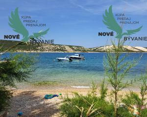 Predaj apartmán so záhradou, blízko pieskovej pláže, Chorvátsko - Pag