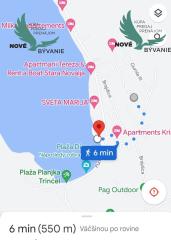 Predaj apartmán so záhradou, blízko pieskovej pláže, Chorvátsko - Pag