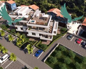 Novostavba apartmánu len 150m od mora s výhľadom na more vo vyhľadávanej lokalite v Chorvátsku v Zatone