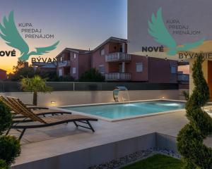 Exkluzívne na predaj vila s bazénom v Chorvátsku na lukratívnom mieste v Zatone