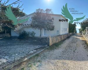 Dom 2x apartmán len 80m od mora s výhľadom na more v Chorvátsku na ostrove Vir