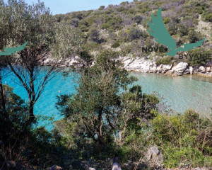 Na predaj dom len 130m od mora a pláže na ostrove Pag v Chorvátsku