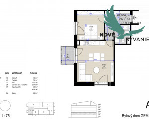 Krásny zariadený byt  v novostavbe GEMINI I - Kasárne Brezno