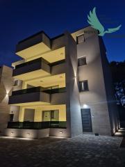 Novostavba apartmánu len 150m od mora s výhľadom na more na ostrove Vir - Jadro pláž