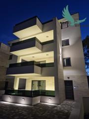 Novostavba apartmánu len 150m od mora s výhľadom na more na ostrove Vir - Jadro pláž