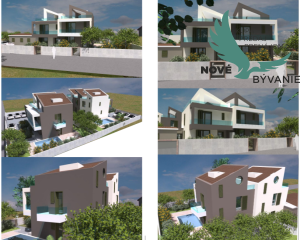 Chorvátsko - Novostavba domov len 100m od pláže Jadro