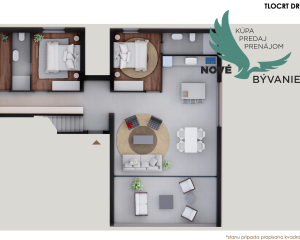 Chorvátsko-Apartmán s výhľadom na more, 50m od mora, 3x spálňa, Privlaka