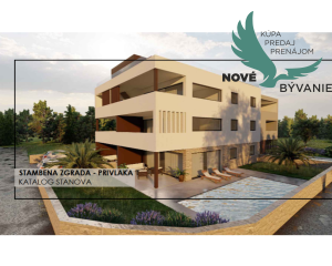 Chorvátsko -Novostavba- Apartmán so záhradou len 50 od mora - Privlaka