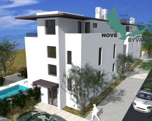 Novostavba dom s bazénom a výhľadom na more  Chorvátsko -  Vrsi