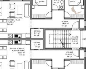 Chorvátsko - Na predaj  novostavba apartmánu v centre ostrova VIR