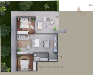 Chorvátsko - Novostavba apartmánov len 50m od mora a pieskovej pláže v Privlake