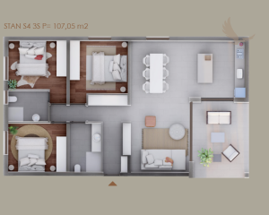 Chorvátsko - Novostavba apartmánu 3x spálňa len 50m od mora a pieskovej pláže v Privlake