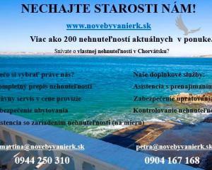 Chorvatsko - Novostavba zariadená len 30m od mora- Vir -Prezida