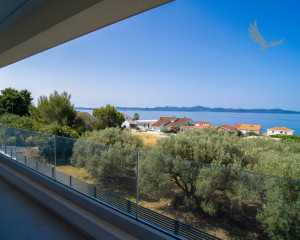 Novostavba apartmán s výhľadom na more, 150m od mora v Chorvátsku - Zadar- Kožino