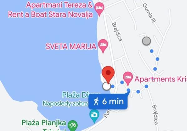 Predaj apartmán so záhradou, blízko pieskovej pláže, Chorvátsko - Pag