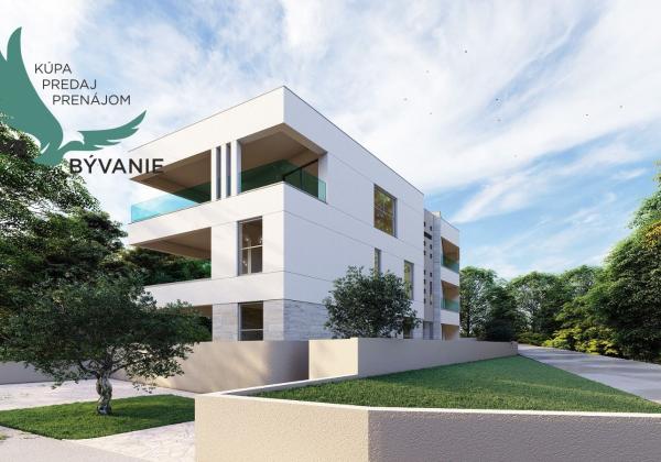 Novostavba apartmánu vo vyhľadávanej lokalite v Petrčane v Chorvátsku blízko mora