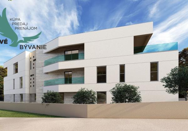 Novostavba apartmánu vo vyhľadávanej lokalite v Petrčane v Chorvátsku blízko mora