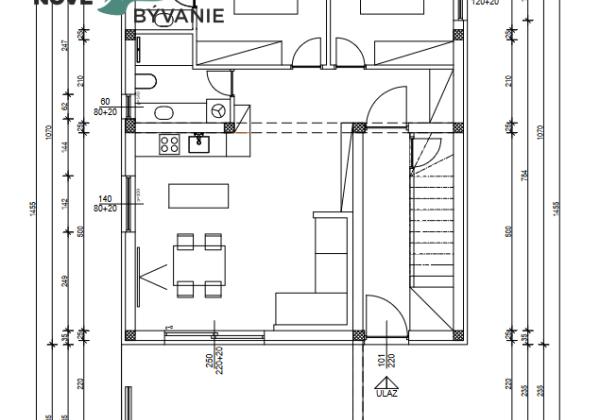 Novostavba apartmánu len 150m od mora s výhľadom na more na ostrove Vir - Jadro pláž