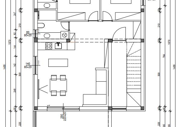 Novostavba apartmánu len 150m od mora s výhľadom na more na ostrove Vir - Jadro pláž